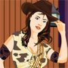 Play Cowgirl Dress Up Game
